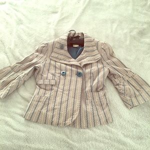 Blazer with 3/4 bell sleeves